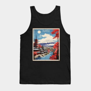 Kyoto Japan Vintage Poster Tourism 2 Tank Top